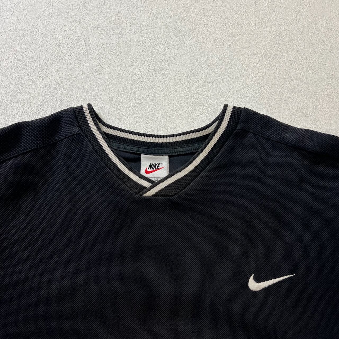 90s NIKE スウェット フェード 美品 ブラック ナイキ 90s GREECE NIKE 鹿子 フェード スウェット トレーナー ナイキ