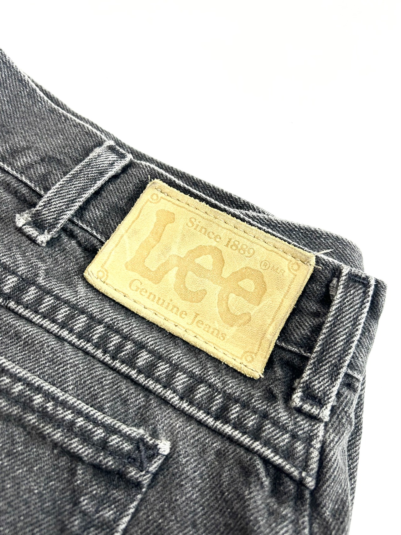 90s Lee 200 "BLACK" DENIM PANTS Size W35L30