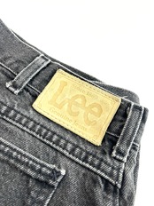 90s Lee 200 "BLACK" DENIM PANTS Size W35L30