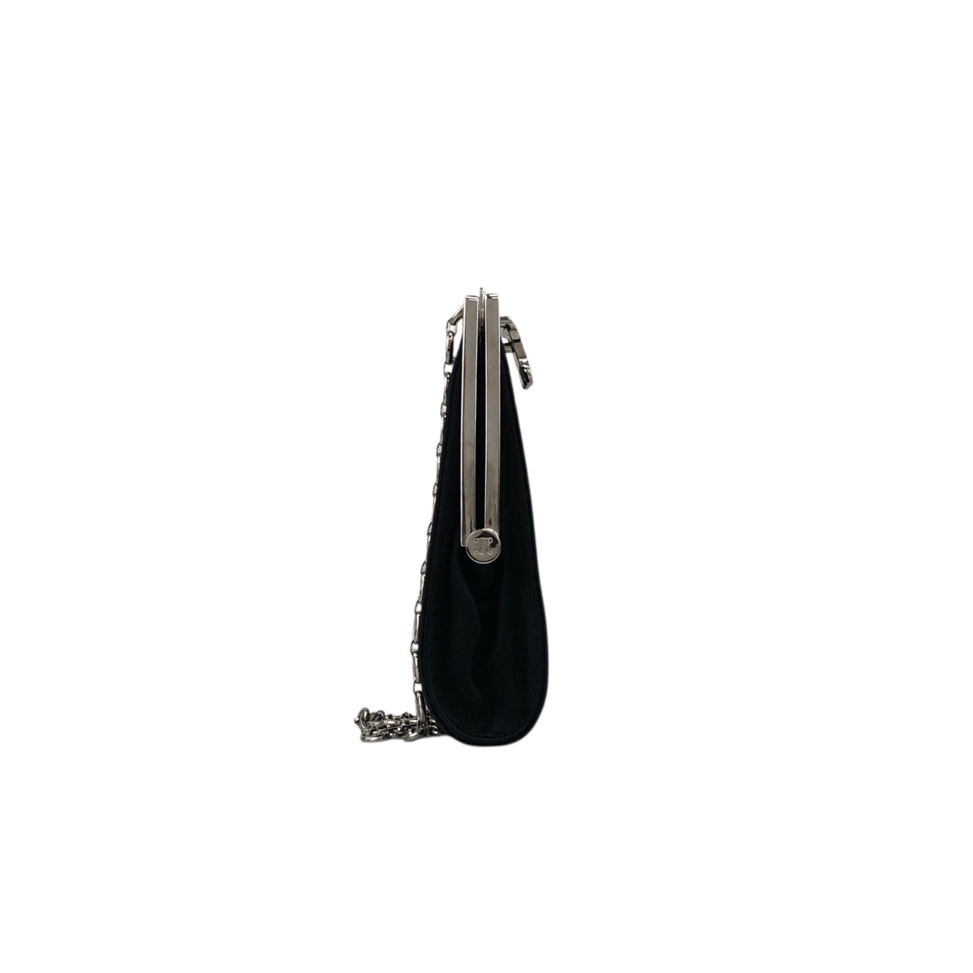 CELINE セリーヌ ショルダーバッグ ブラック シルバー トリオンフ