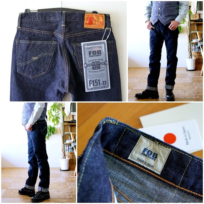 FOBFACTORY エフオービーファクトリー F151 デニム ジーンズ FOBFACTORY エフオービーファクトリー F151 デニム ジーンズ