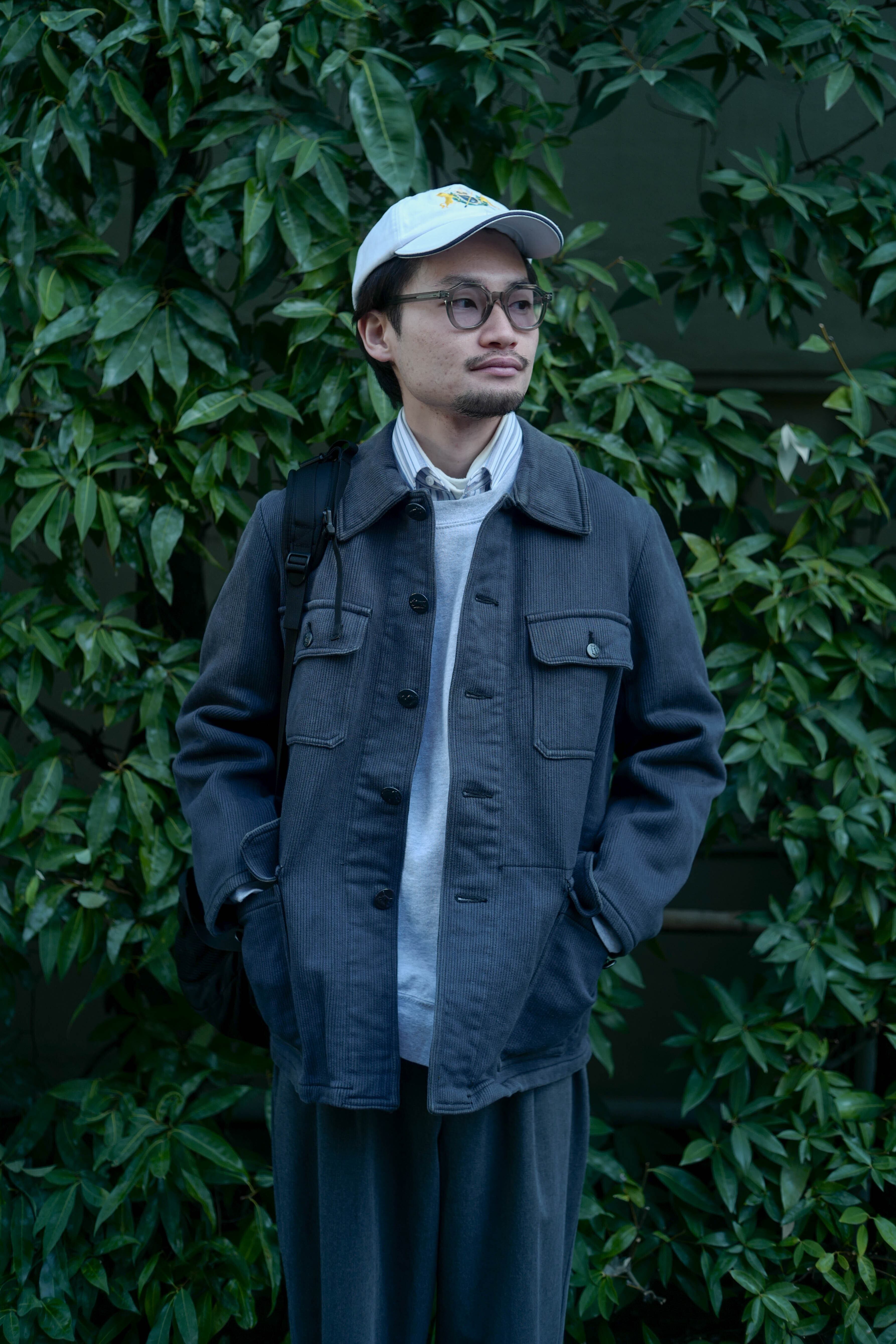 【美品】50s フランス　コットンピケハンティングジャケット 1950s フランス VIGENNA コットンピケ ハンティングジャケット 5