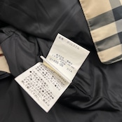BURBERRY バーバリー 裏チェック ノバチェック ダウンライナー付き コート サイズ M /メンズ/ブラック/襟フード収納/三陽商会