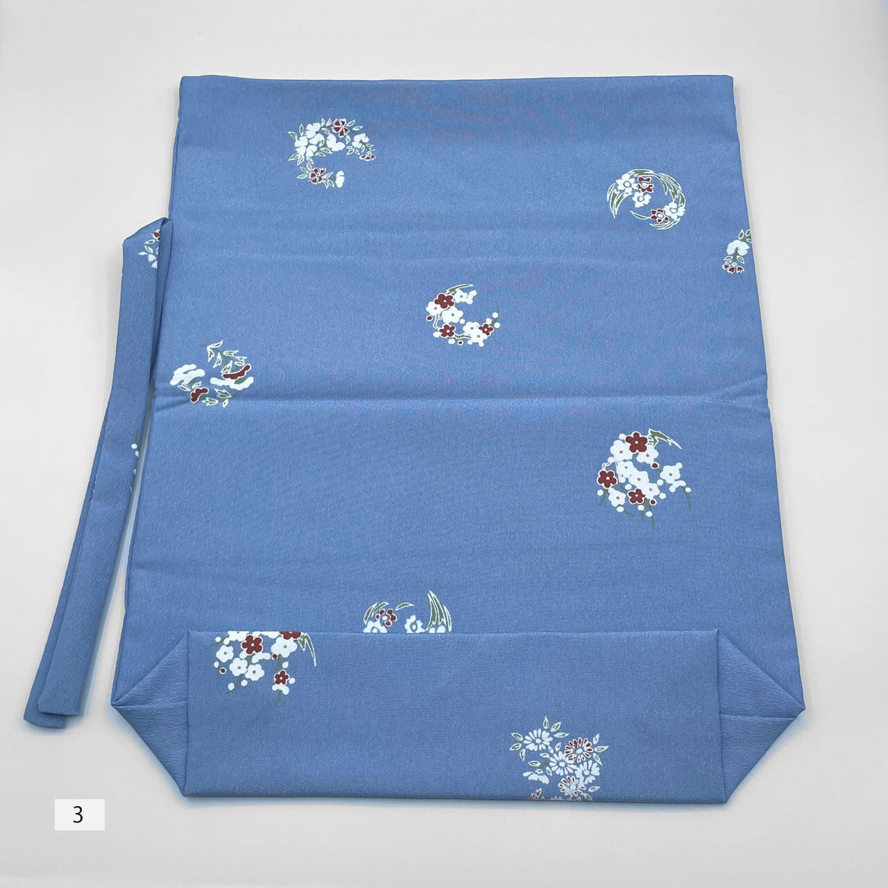 13絃用 琴袋(丸袋) 青系柄物 絃用 お箏/お琴ケース 琴袋(丸袋) 青系 T 13絃