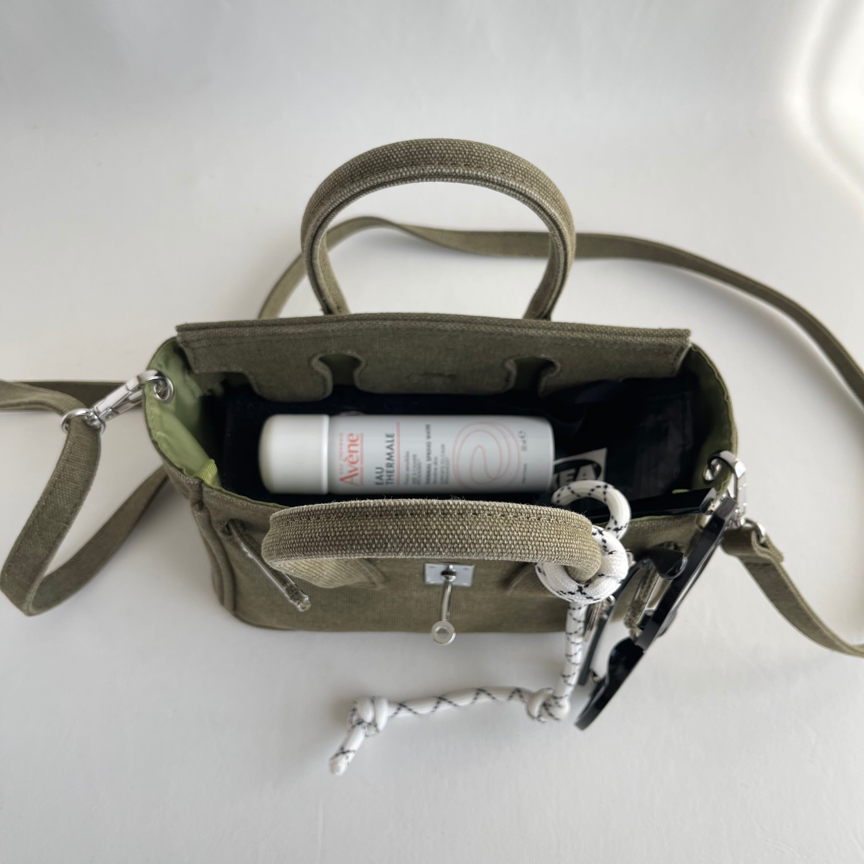 KANAGU army mini BAG / カラーが選べる&マルシェバッグ付 | meong blue