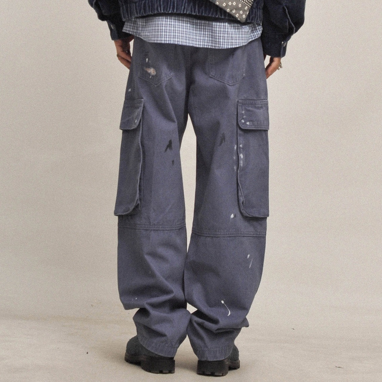 ヴィンテージ ウォッシュ・ペイントワークカーゴ N3549 - 4