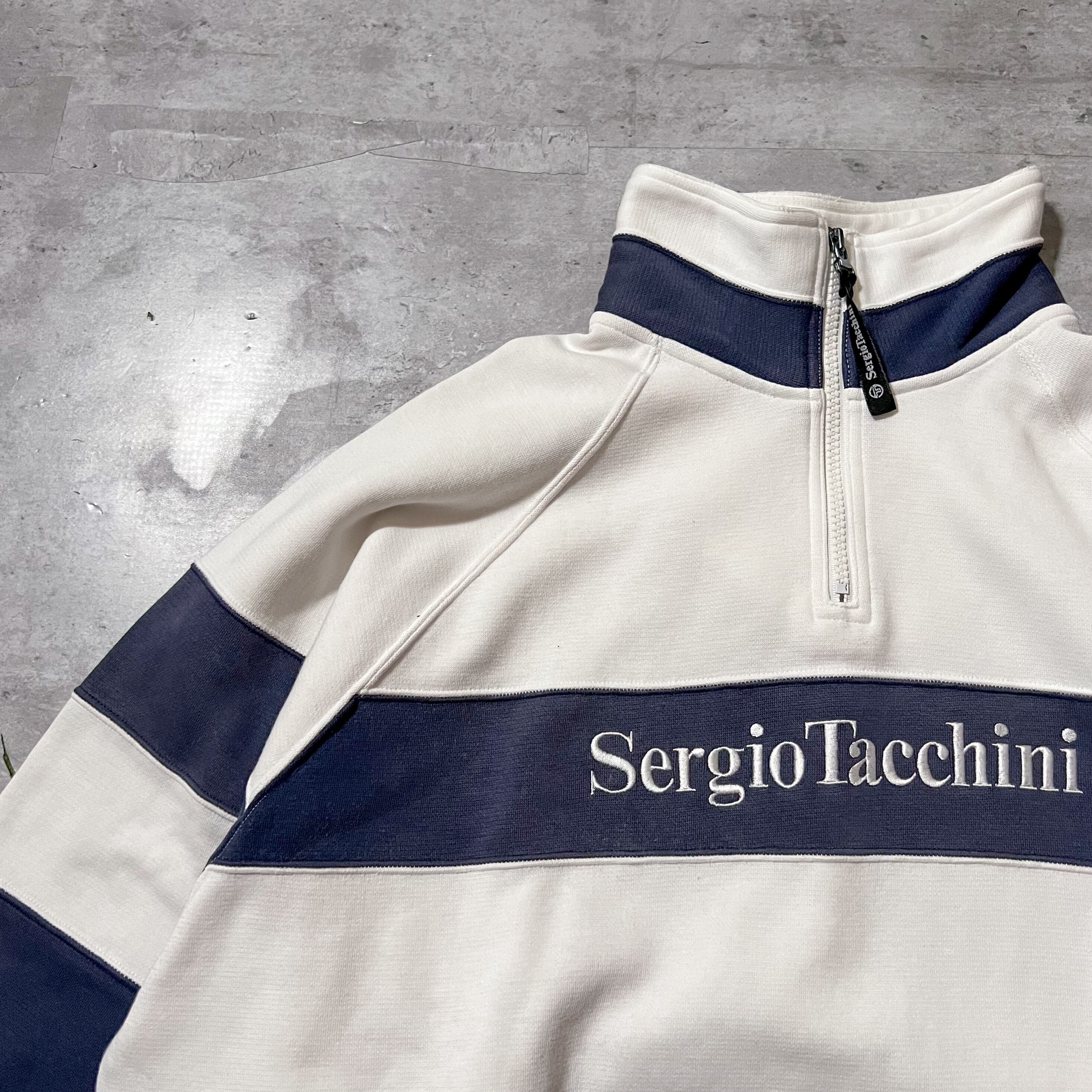 90s-01s “sergio tacchini” jersey pullover shirt 90年代 セルジオ 