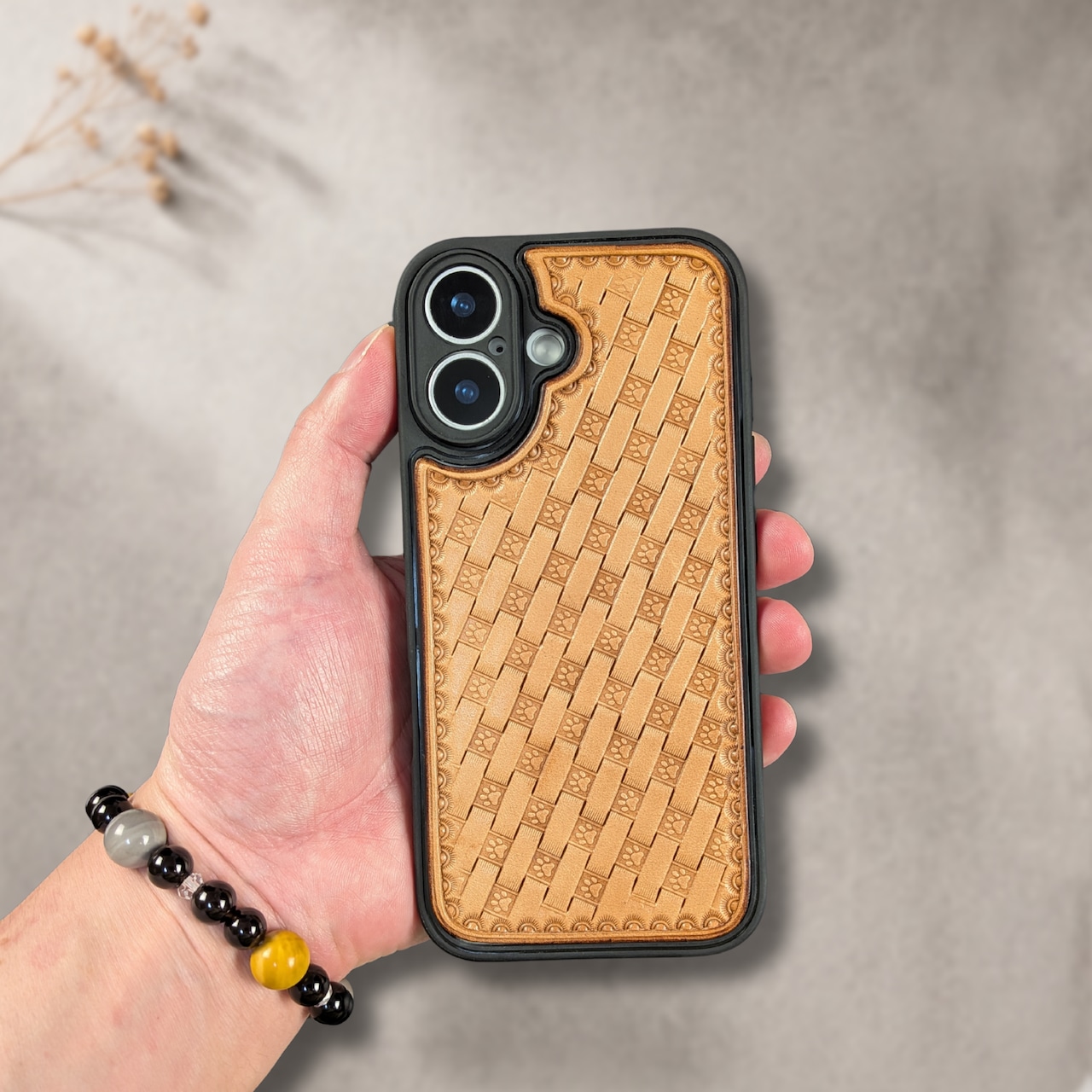 【iPhone17専用】レザースマホケース|選べる刻印10種類|TPUソフトケース・画像11