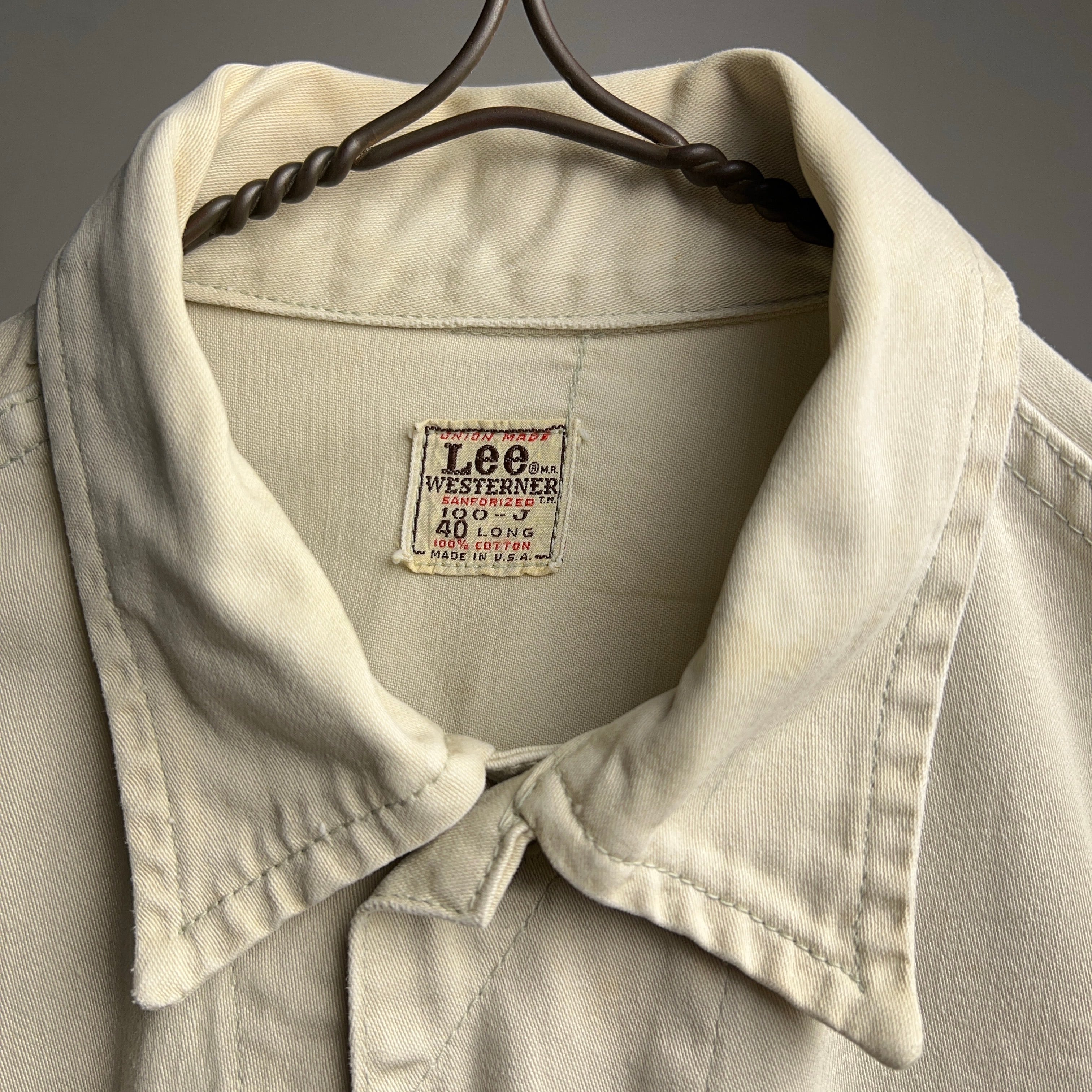 【60s復刻】Lee Westerner ウエスターナー Lサイズ MARUKAWA 【Lee／リー】 ARCHIVES WESTERNER 100ーZ 1962's ウエス
