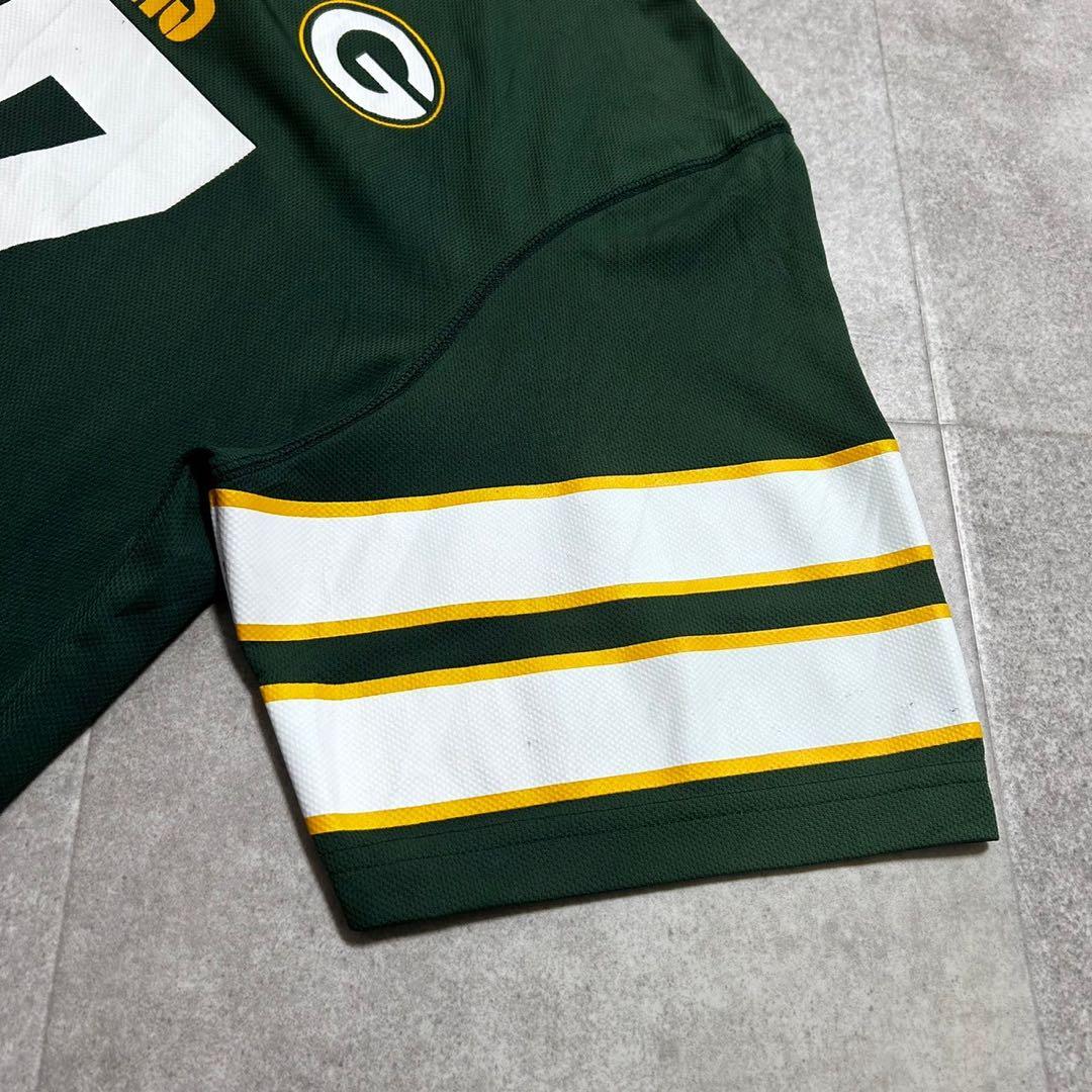 NFL パッカーズ ユニフォーム ゲームシャツ アメフト 半袖 87番 NFL パッカーズ ユニフォーム ゲームシャツ アメフト 半袖 87番