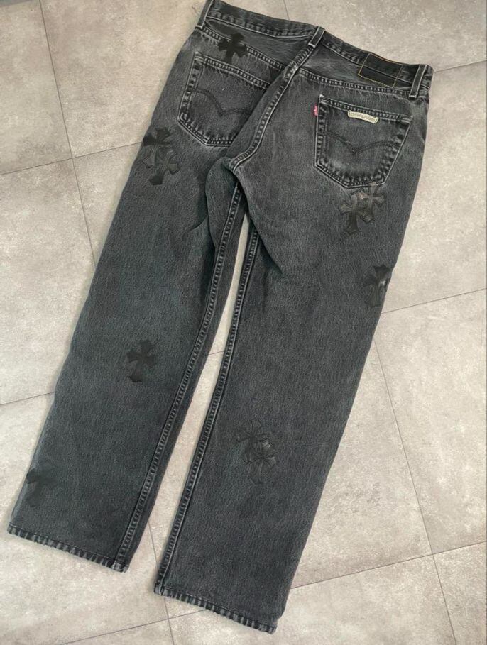 CHROME HEARTS クロムハーツ クロスパッチ Levis501 リーバイス デニム