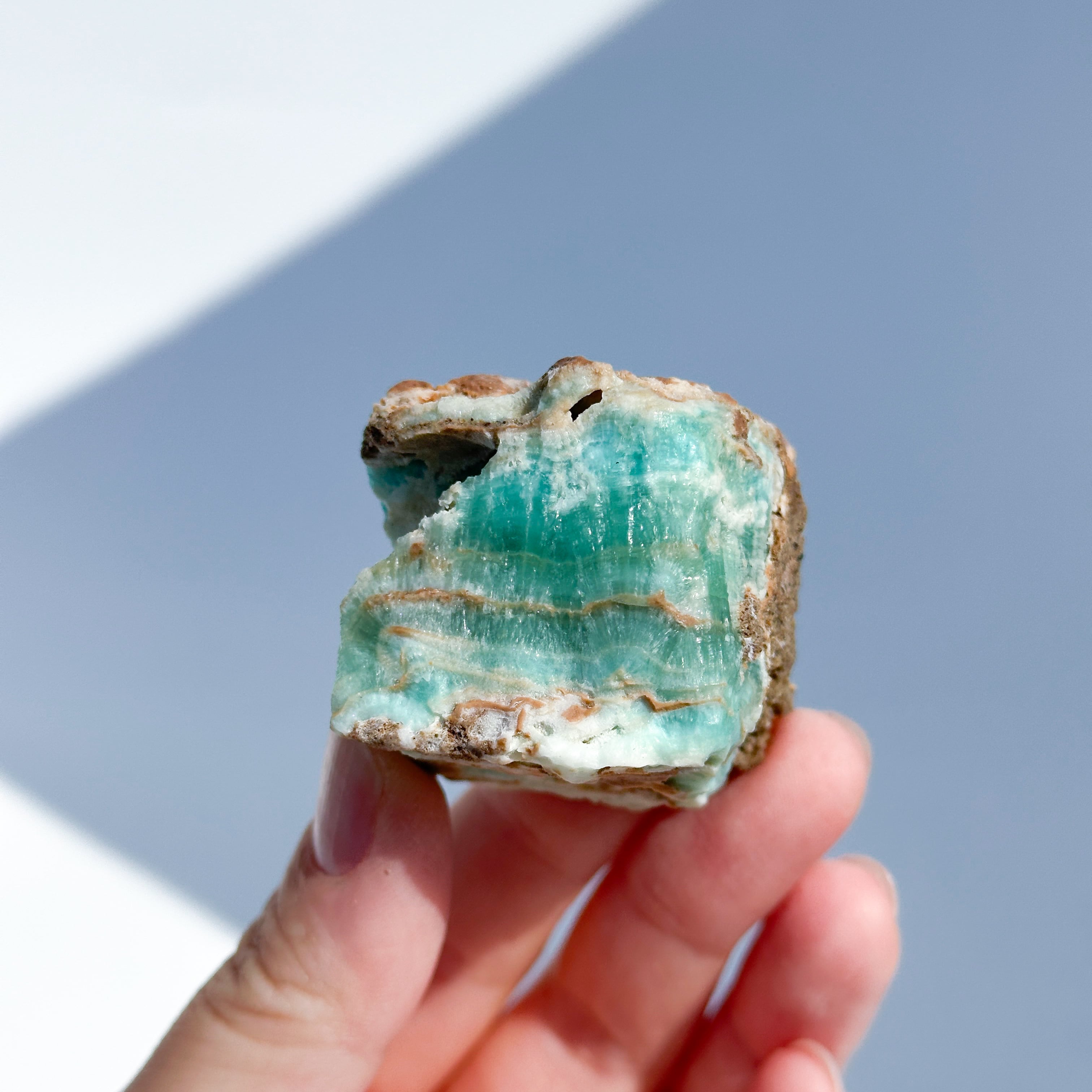 ブルーアラゴナイト 原石83◇ Blue Aragonite ◇天然石・鉱物