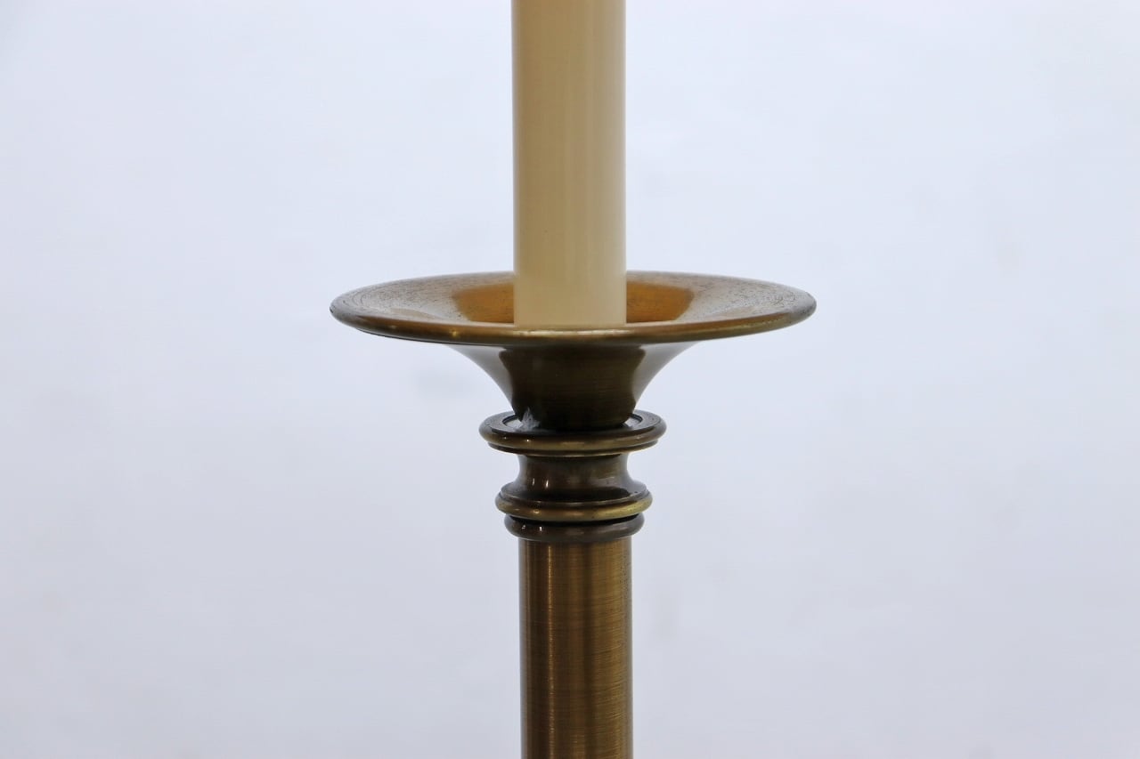 ヴィンテージ 池田製作所 調光付き フオーク材 フロアライト ランプ