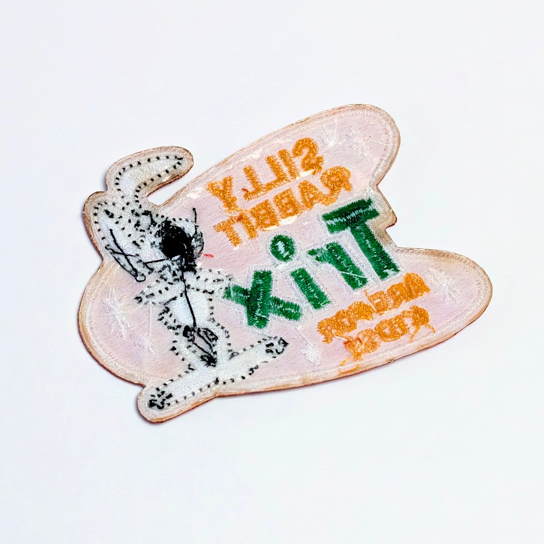 送料無料! ★刺繍アイロンワッペン★【 Trix Rabbit(トリックス・ラビット)】ゼネラル・ミルズ / ワッペン / PATCH〚アメリカン雑貨 アメトイ〛