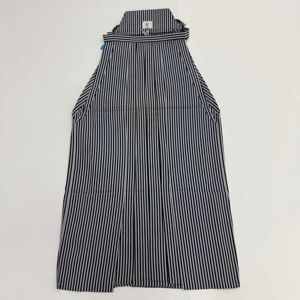 袴 行灯袴 男袴 紐下丈87cm 男性用袴 L サイズ 成人式袴 縞 中古 4808