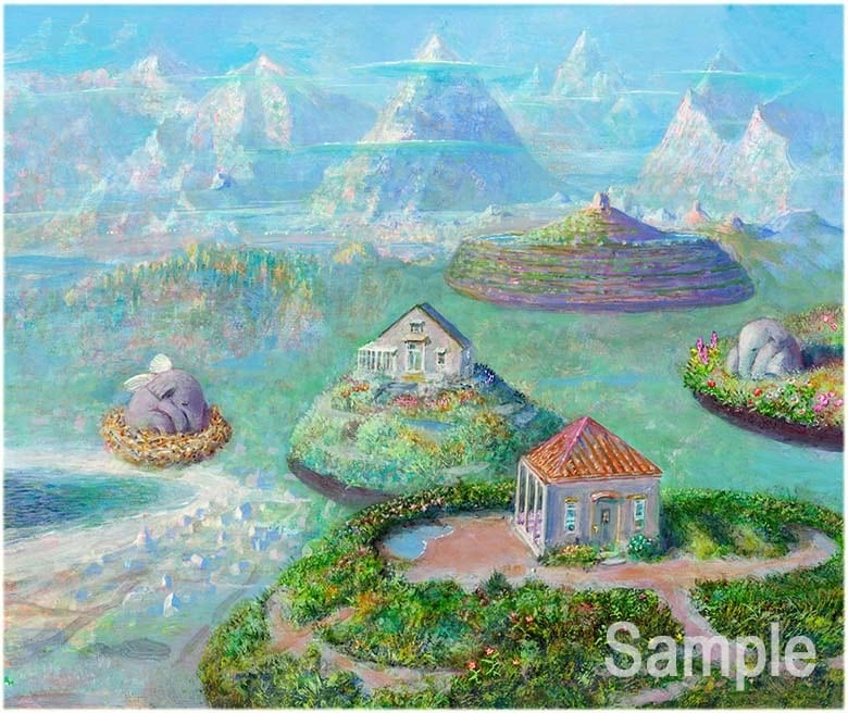 井上直久『空の住まい』版画 | ART SPACE
