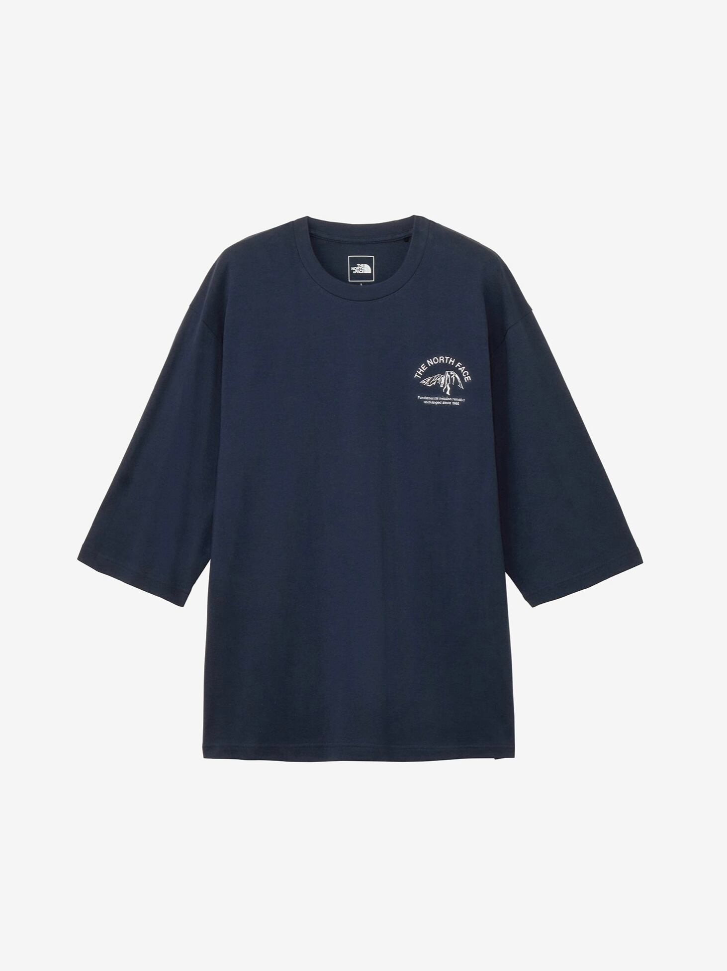 THE NORTH FACE (ノースフェイス) - 3/4 SLEEVE ONE POINT LOGO TEE (クォータースリーブワンポイントロゴティー) NT32537 メンズ