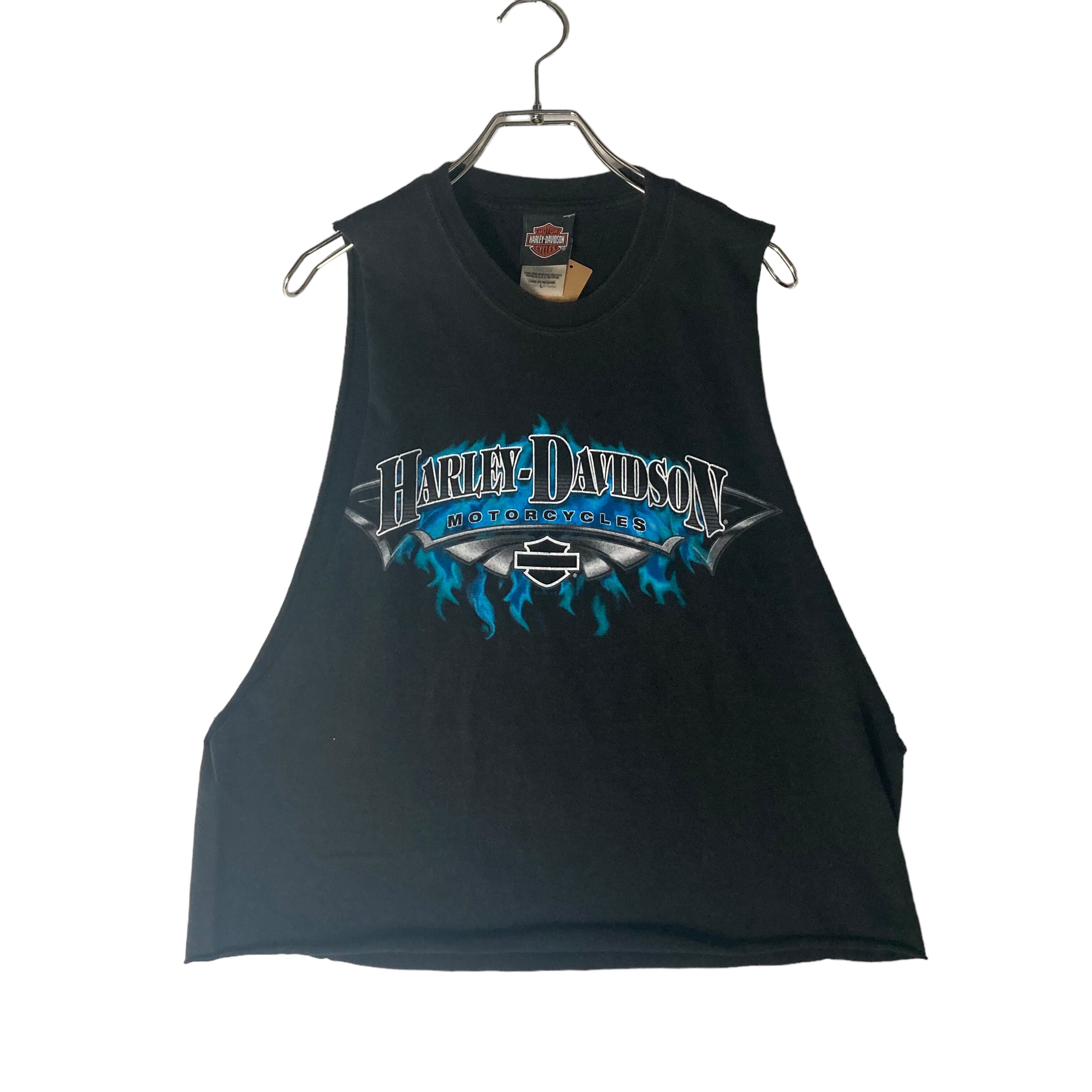 90s】【ショート丈リメイク】【Made in USA】HARLEY DAVIDSON タンク 