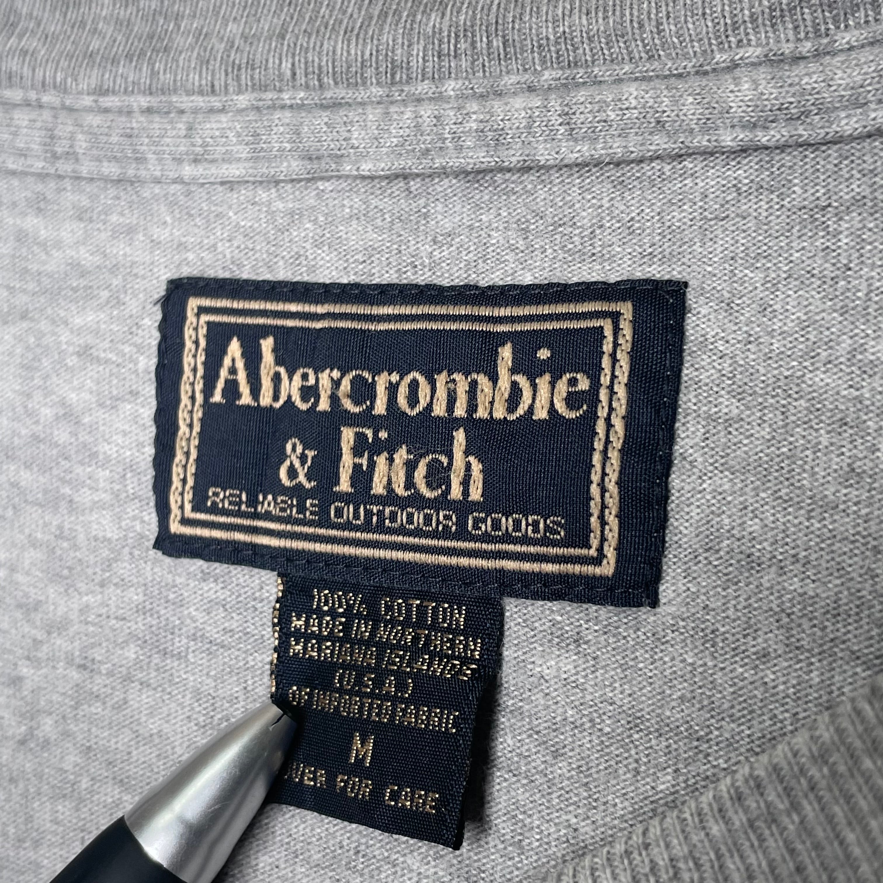 Abercrombie&Fitch A＆FITCH NYロゴ 長袖Tシャツ L