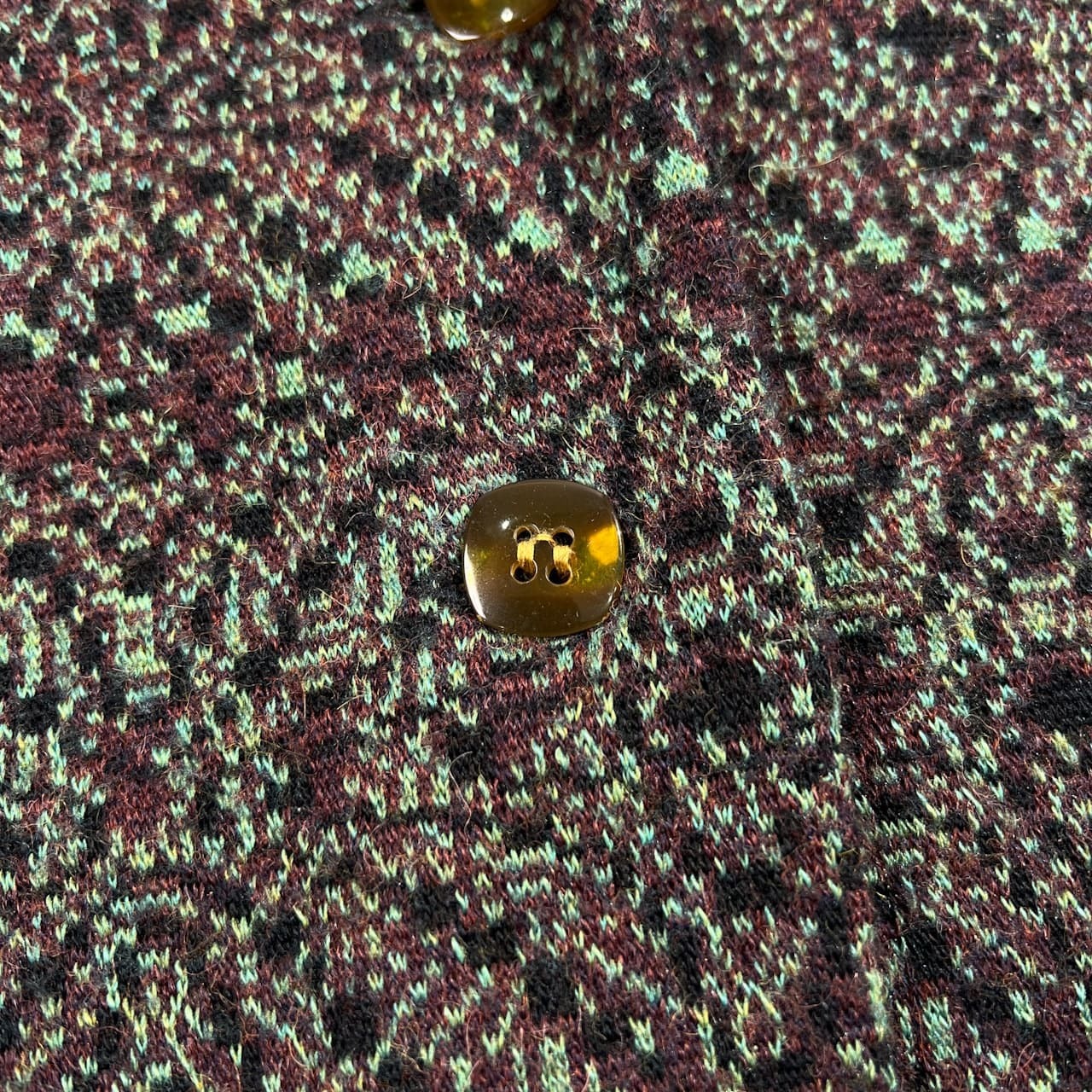 CATHERINE ANDRE カトリーヌアンドレ アルパカ混 ニット ジャケット ジャガード カーディガン  サイズ L /フランス製