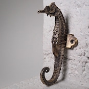 タツノオトシゴフック（真鍮製） seahorse wall hook（brass）