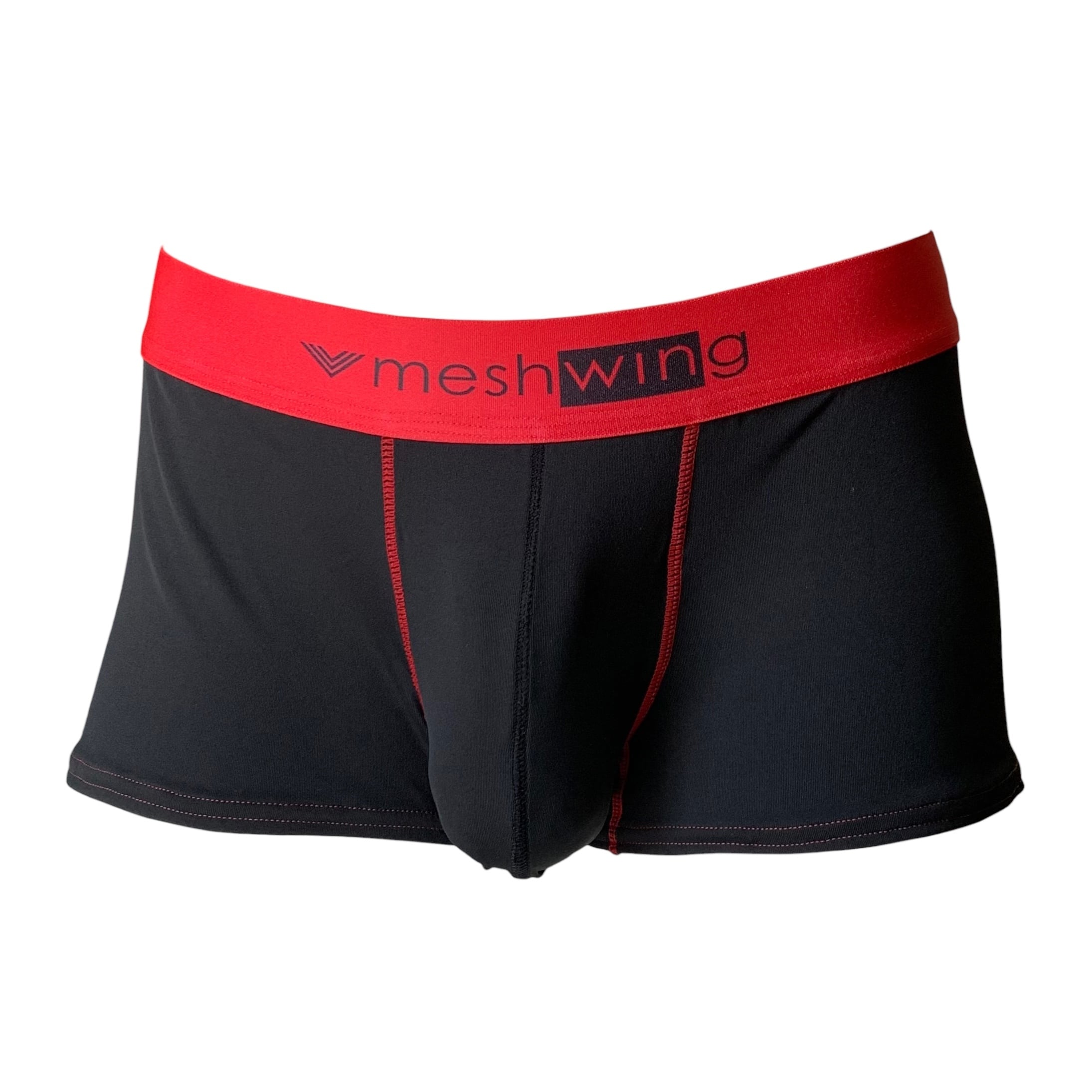 メッシュウィング カッティングフリーblack X red | 機能性ボクサー
