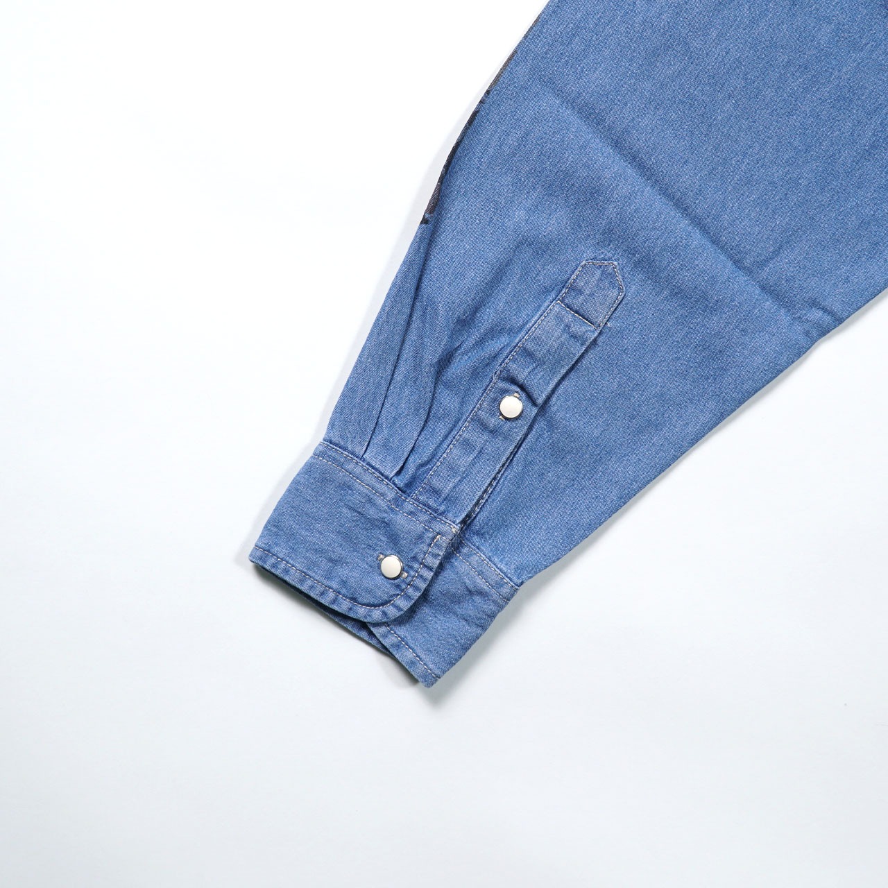 SASHIKO PATCH DENIM SHIRT