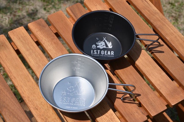 ステンレスシェラカップ・ブラックシェラカップセット（各1つ）