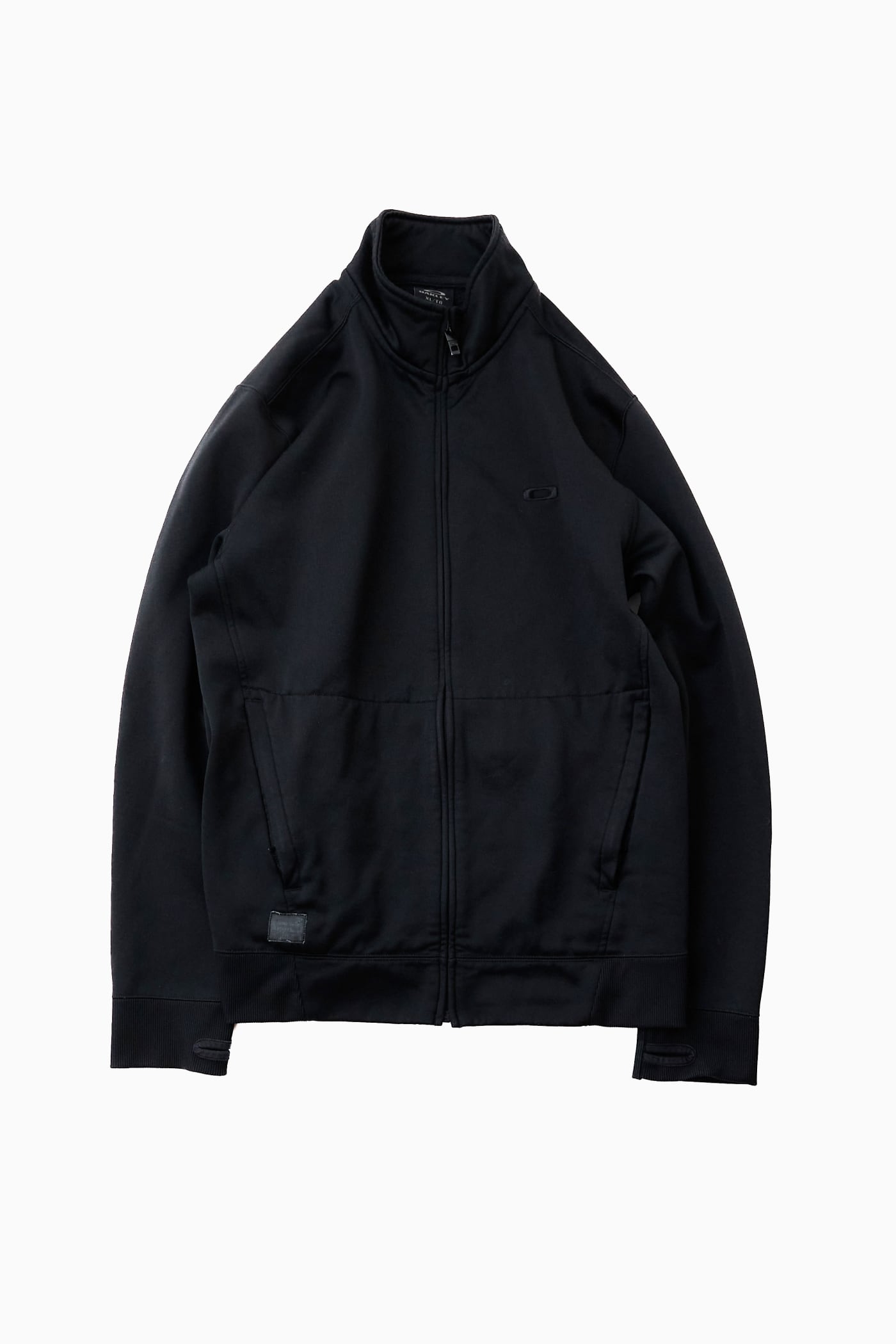 希少　ビンテージOAKLEY ブラック ナイロンジャケット JPN XL 売り大人気 希少 ビンテージOAKLEY ブラック ナイロンジャケット JPN
