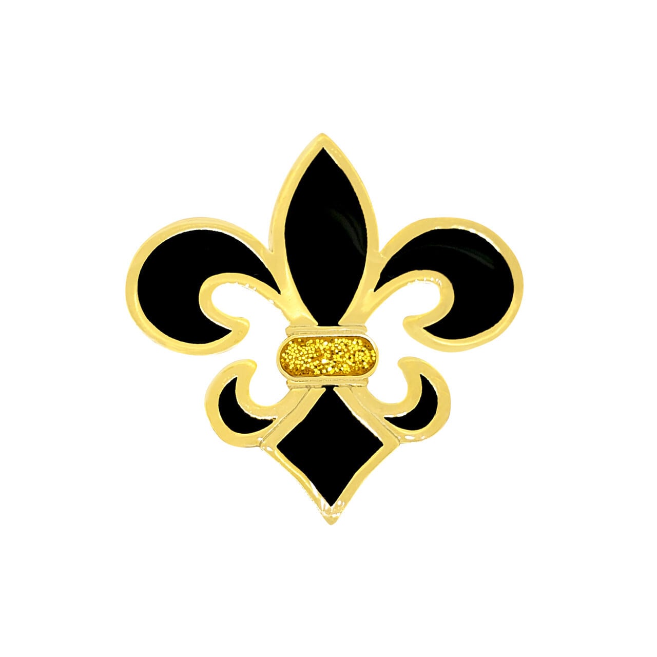 293. Fleur De Lis Black