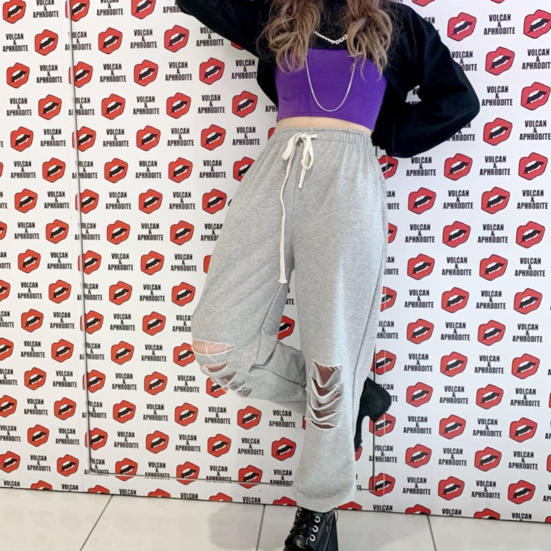 ダメージスウェットパンツ | VOLCAN&APHRODITE