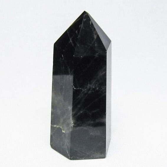モリオン 六角柱 黒水晶 ポイント 置物 一点物 142-11202
