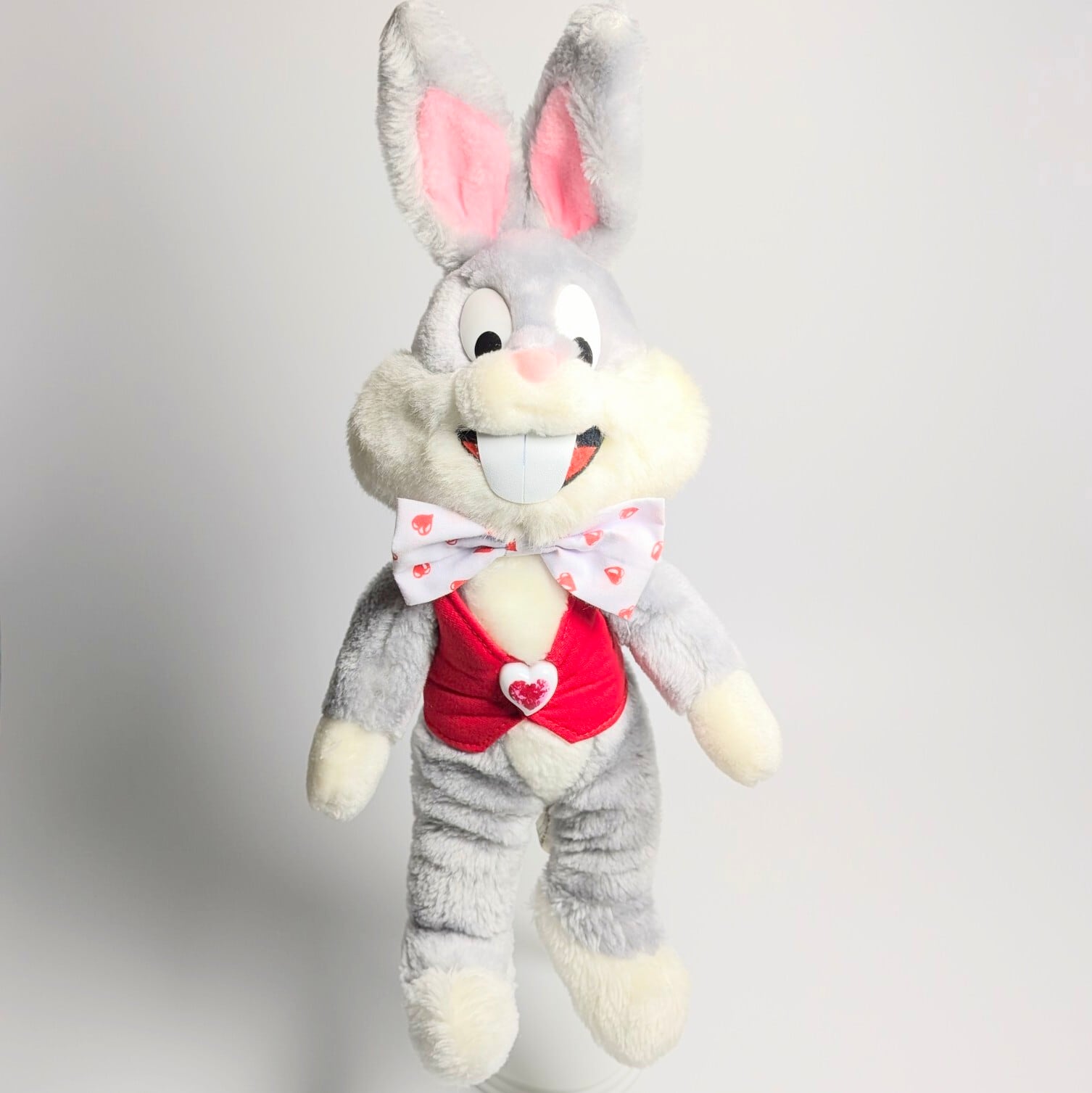 ☆VINTAGE 1971☆【 Looney Tunes ( ルーニーテューンズ )】バレンタイン バッグス・バニー / ぬいぐるみ / プラッシュ 〚アメリカン雑貨 アメトイ〛