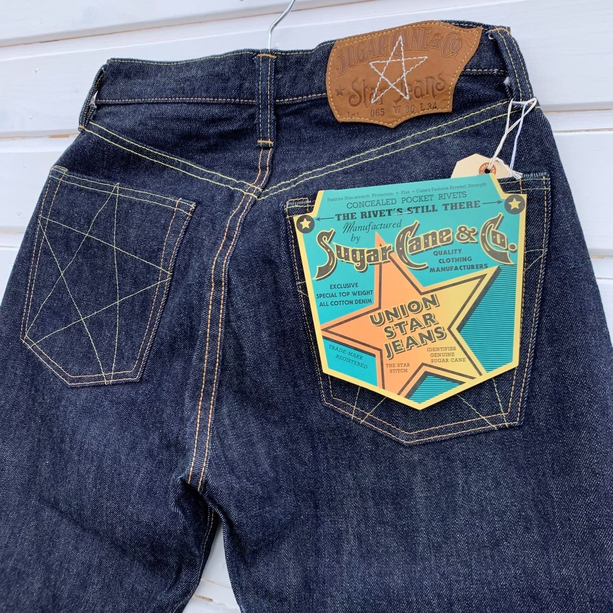 SUGAR CANE 14.25oz.DENIM UNION STAR JEANS Jeans Shop 3rd Down ジーンズ