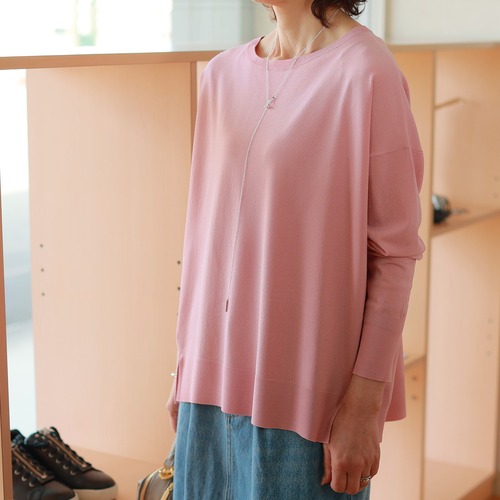 MARIED'OR (マリードール)　ユル華奢見え　セミロングカフスニット