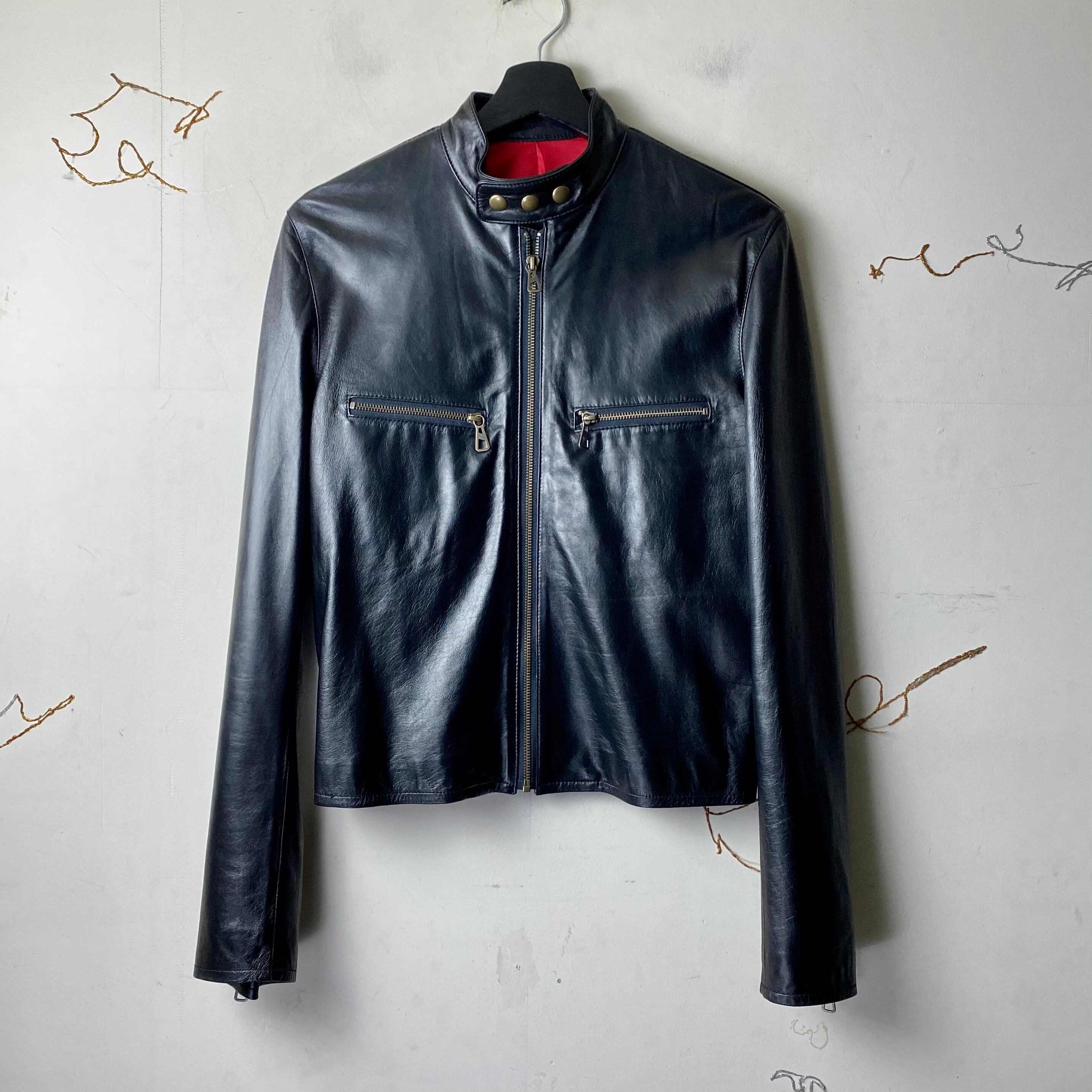 JEAN PAUL GAULTIER HOMME leather riders jacket | NOIR ONLINE