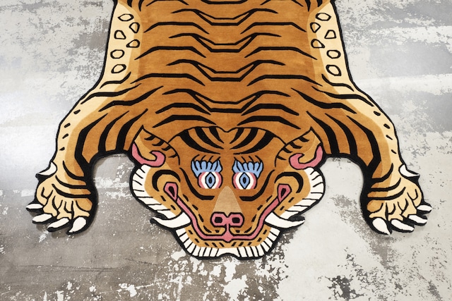 Tibetan Tiger Rug 《XXXLサイズ•ウール007》チベタンタイガーラグ
