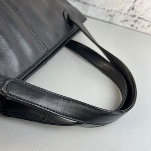 CHANEL シャネル ココマーク  レザー ハンドバッグ ブラック A-10175