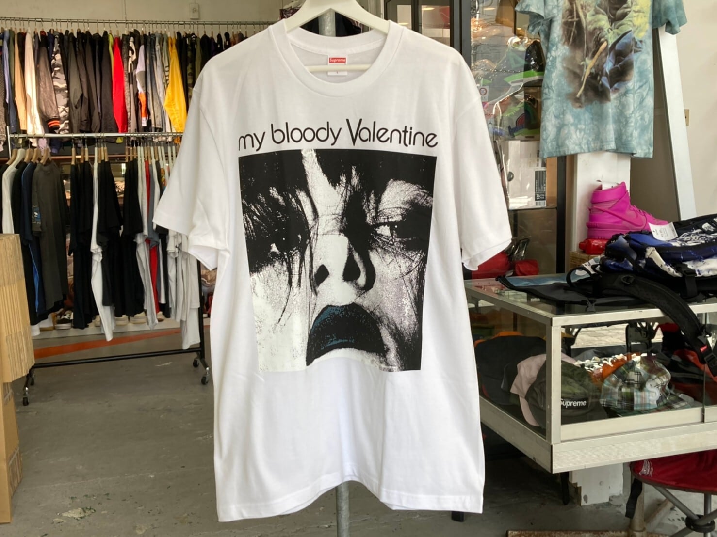 Supreme × MY BLOODY VALENTINE FEED ME YOUR KISS TEE WHITE LARGE 