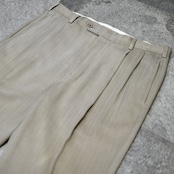 JoS.A.BANK silk herringbone drape slacks