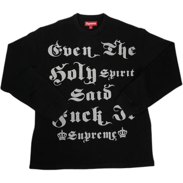 Size【L】 SUPREME シュプリーム 25FW Angel Thermal Black サーマル