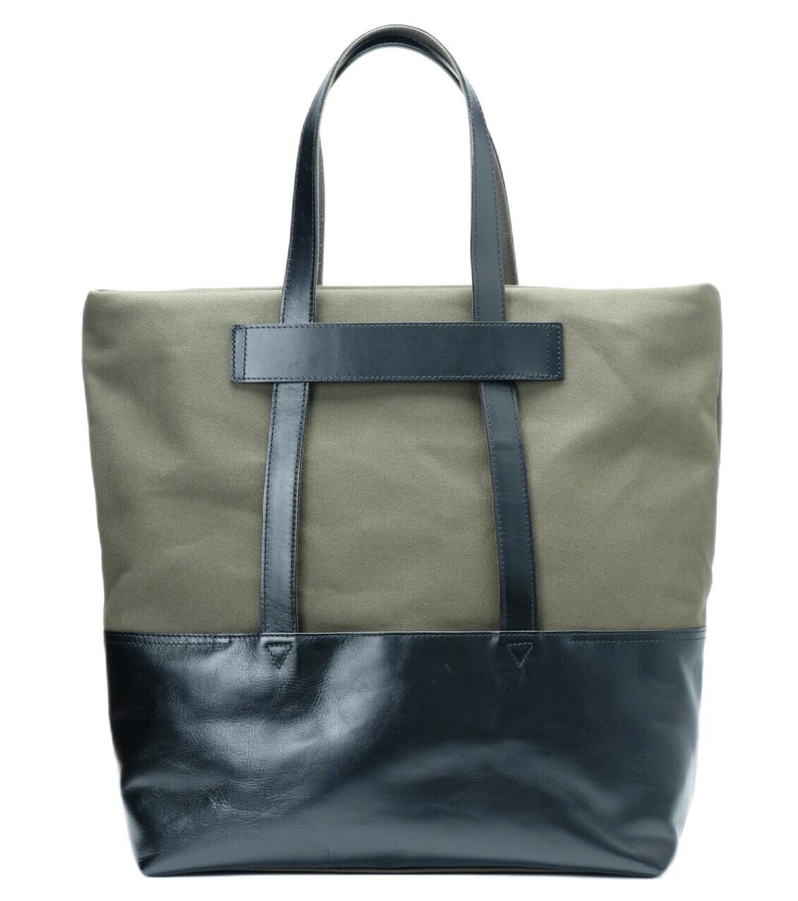6号帆布（倉敷帆布製）革コンビ・トート Lsize・Lemonton＜ルモントン