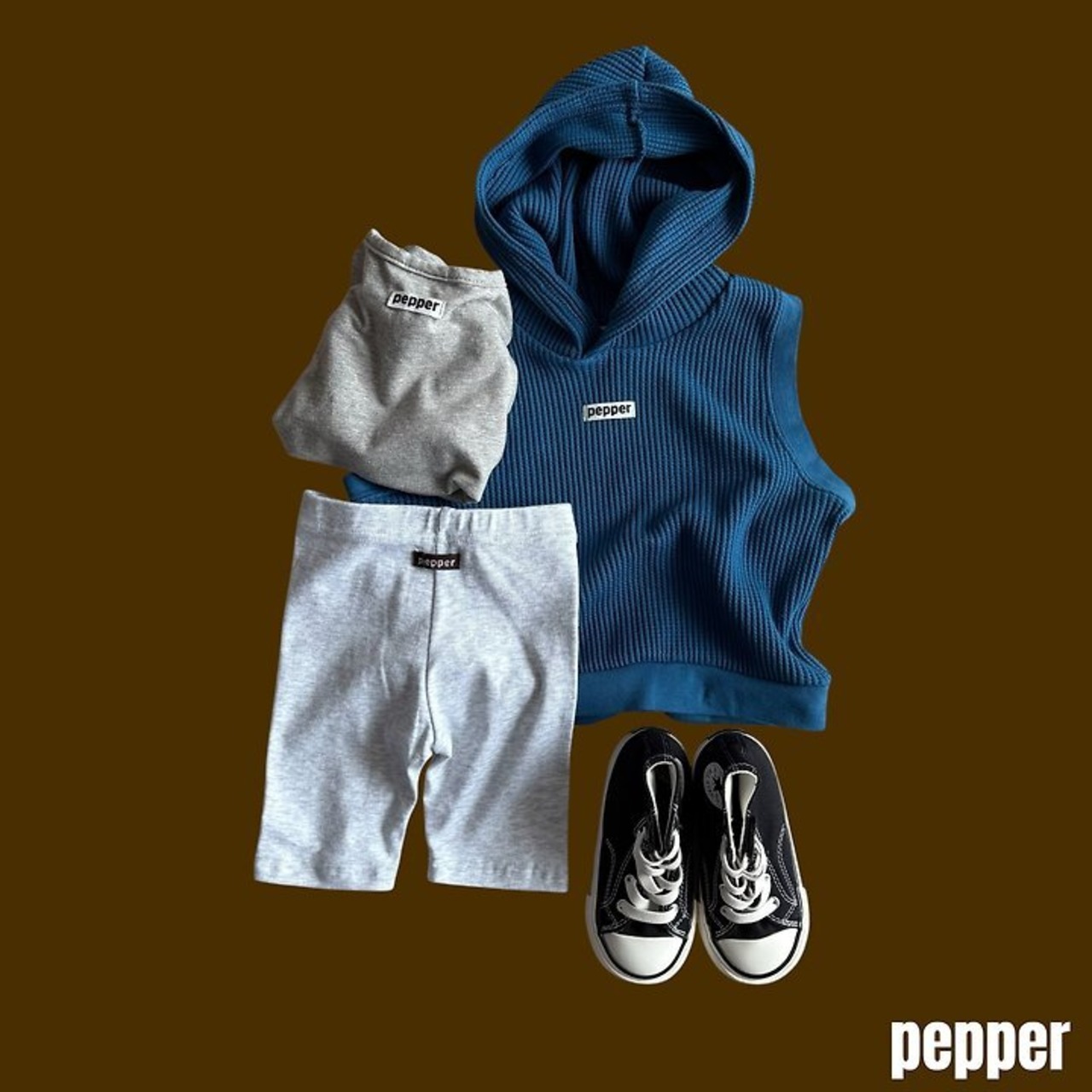 韓国子供服 / PEPPER / 26Autumn / カプリパンツ / 秋服 *XS~XL *
