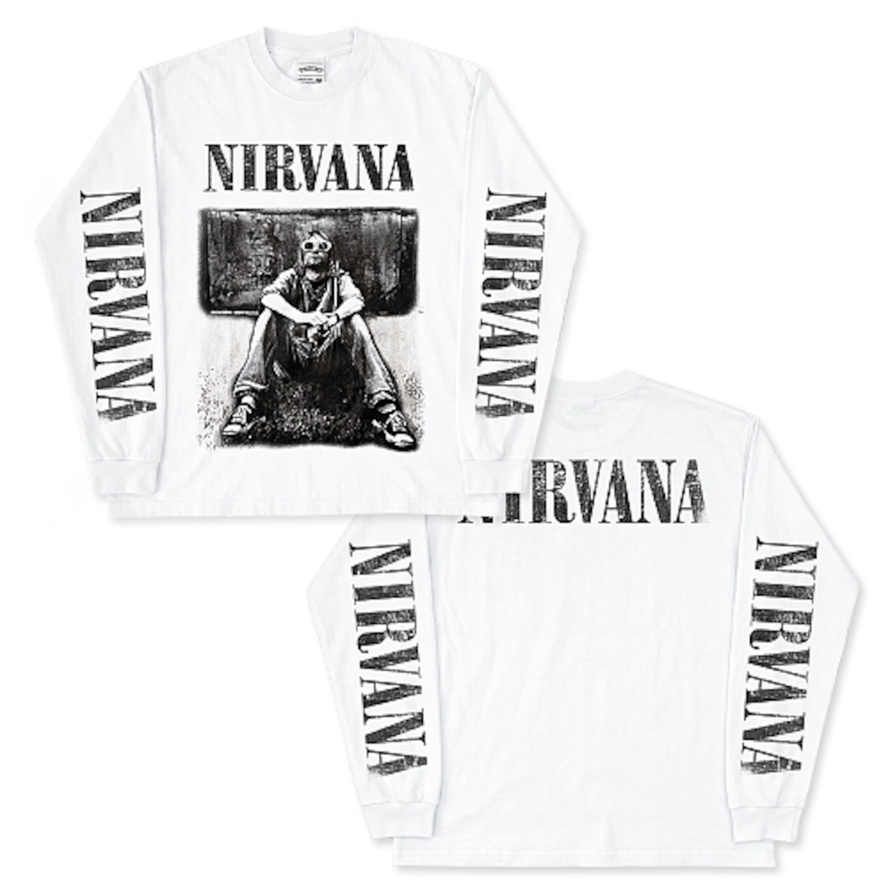 VINTAGE ストリート NIRVANA バンドロングTシャツ T2317