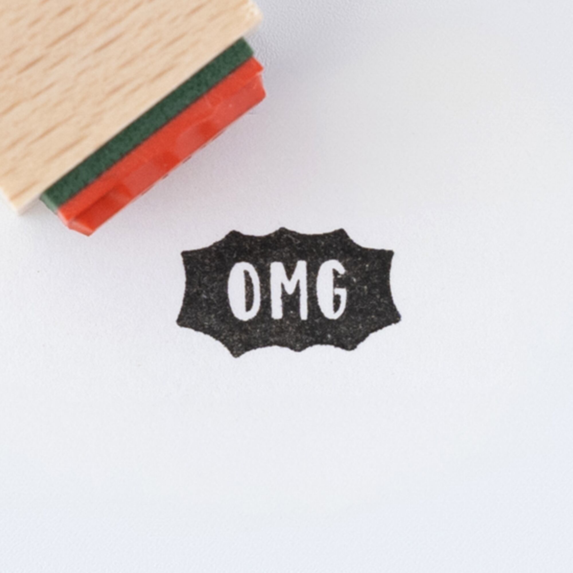 【吹き出しの文字】OMG | はんこ