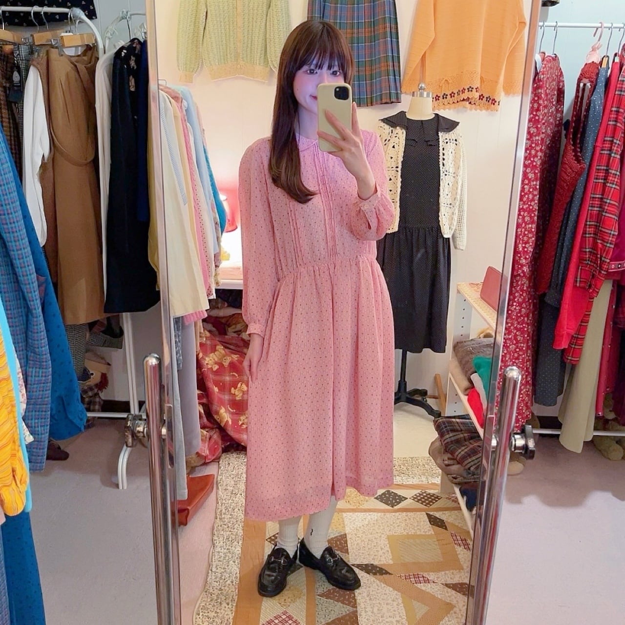 pink provencal floral one-piece