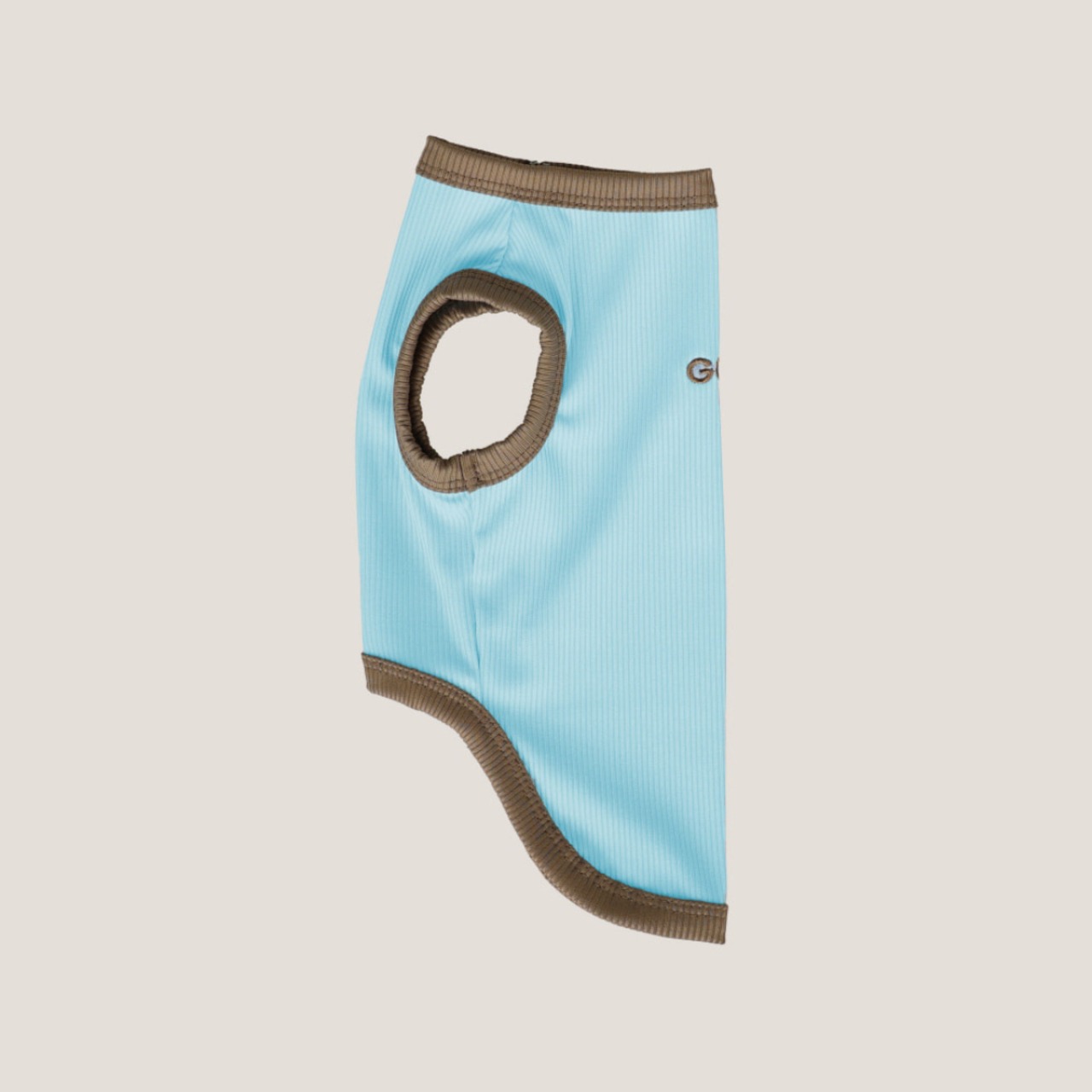【予約】[ GOPE ] Coolever Dog Sleeveless｜Brown × Light Cyan - 2