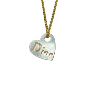 Christian Dior ディオール ハートシェル ネックレス ゴールド アクセサリー 4921-202112