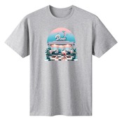 Women's Cotton Front & Back Printing T Shirt Retro 4610