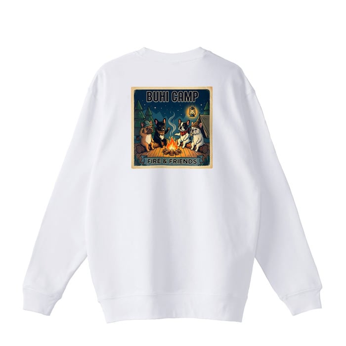 BUHI CAMPトレーナー(White)